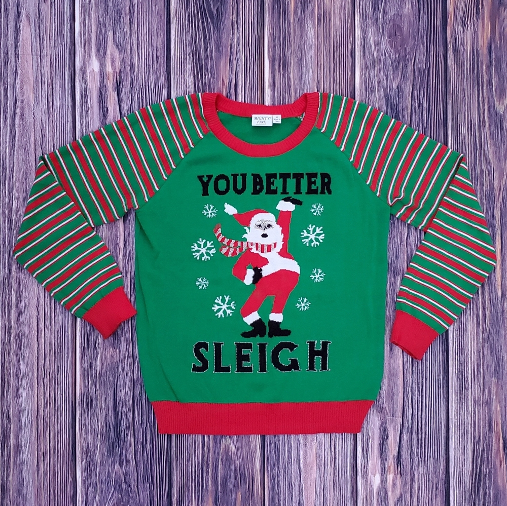 Sassy Santa Ugly Christmas Sweater - Picture 1 of 5